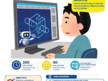 Corso gratuito Competenze per l’inclusione lavorativa – CIL: Laboratorio Web e Intelligenza Artificiale